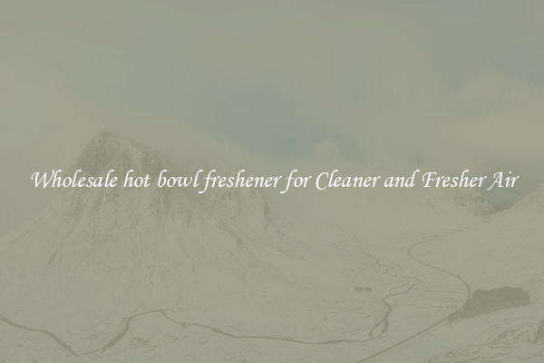Wholesale hot bowl freshener for Cleaner and Fresher Air