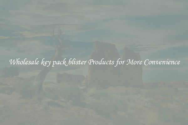 Wholesale key pack blister Products for More Convenience