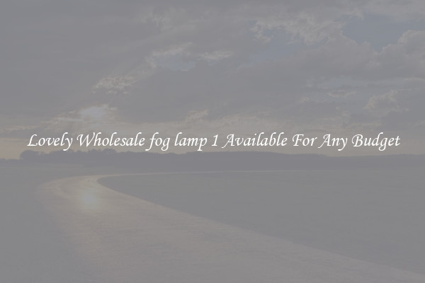 Lovely Wholesale fog lamp 1 Available For Any Budget