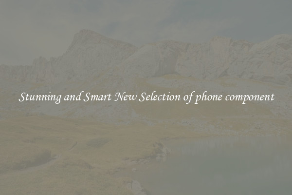 Stunning and Smart New Selection of phone component