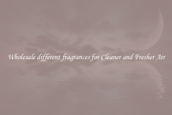 Wholesale different fragrances for Cleaner and Fresher Air
