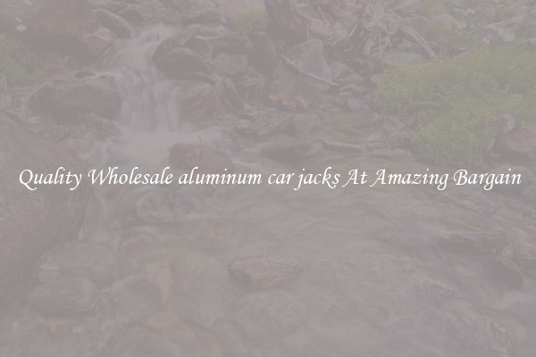 Quality Wholesale aluminum car jacks At Amazing Bargain